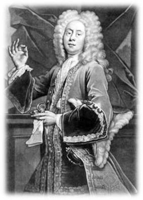 Colley Cibber as Lord Foppington in The Relapse (1696) by John Vanbrugh -circa 1700-1725