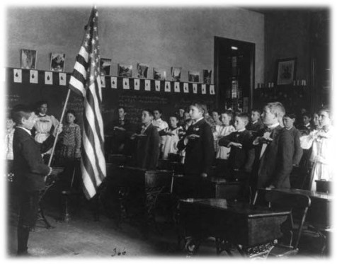 Pledging Allegiance - Wikipedia Public Domain